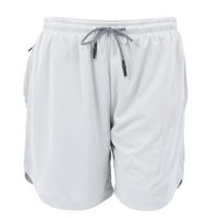 Rosarivae Men Double-Layer Sports Shorts дишащ джогинг къс панталон фитнес панталон
