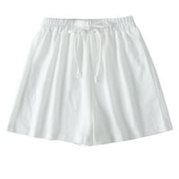 Детски къси панталони момчета ластик ежедневни панталони дрехи 6г бягане Къси панталони бели 3г-4г