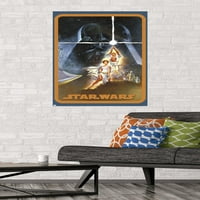 Междузвездни войни: Нова надежда - Плакат за стена на Galaxy Pose, 22.375 34