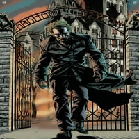 Комикси - Жокерът - Плакат за стена на Arkham Asylum с бутални щифтове, 14.725 22.375