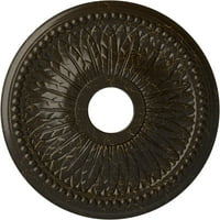 Екена мелница 18 од 3 4 ид 1 2 П Бейли таван медальон, ръчно рисувани каменни огнище пращене