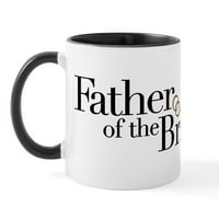 Cafepress - баща на халбата на булката - чаша за керамична чаша на унция - чаша за новост кафе