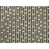 Kane Carpet 10 '10' Мозайка плочка Черно и слонова кост квадратна полипропиленова зона за хвърляне на килим