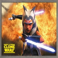 Star Wars: The Clone Wars - Ahsoka Tano Wall Poster, 22.375 34