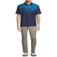Бен Хоган мъжки и големи мъжки изпълнение къс ръкав избледняване печат голф поло риза, до размер 5ХЛ
