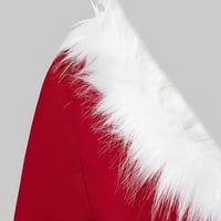 keusn жени г -жа Дядо Коледа Коледна фантазия рокля Xmas суинг рокля плюс размер червен xxxxxl