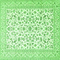 Ahgly Company Indoor Rectangle Персийски зелени традиционни килими, 8 '10'
