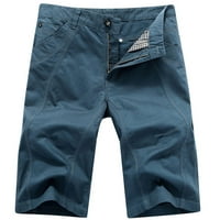 Idoravan Mens Shorts Creasance Cargo, мъжки плюс размери товарни къси панталони Мултипокета спокойни летни плажни къси панталони панталони