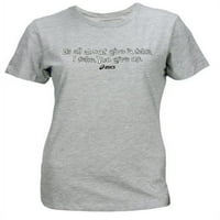 Графична тениска на женските пиещи тениски, Heathered Grey