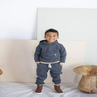 лесно грахово бебе и малко дете момче френски Тери Мода суитшърт, размери 12м-5т