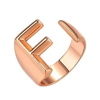 Дамски пръстен Дамски моден пръстен двойка пръстен отваряне писма пръстен бижута до 65% отстъпка на клирънс