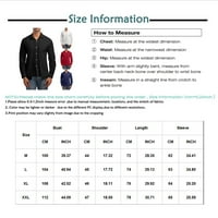 Sendkeelautumn и Winter Men's Fake Two Double Flap Rish Long Luse Solid Lasual Top
