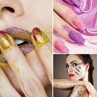Eychin Glitter Powder Flash Powder Sequins Nail Art Makeup Glitter Shimmer Nail Power Decoration