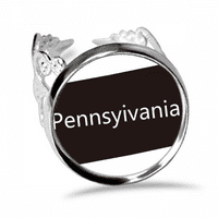 Пенсилвания САЩ карта очертава регулируема любов сватба сватба