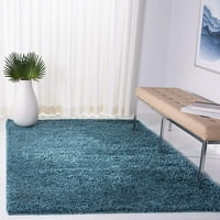 Venus Shag Collection 8 '10' Taupe VNS520E Solid Non-Shedding Halling Sploom Tining Room Plush Plush Descle Area Rug