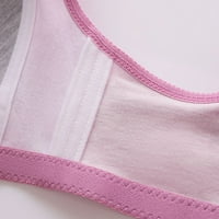 Lhked Bras for Women Clearance отпечатване на жената тънка регулиране на предната катарама с форма на сутиена с форма на гърди без джанти, лилаво, xl