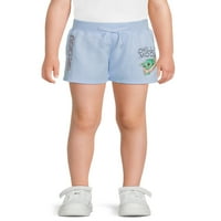 Комплект суитчър бебе Йода Момичета, джогинг и шорти, 3-парче, размери 4-16
