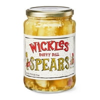 Wickles Dirty Dill Pickle Spears, fl oz