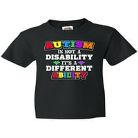 Мастическият аутизъм не е увреждане, това е различна способност младежки тениска