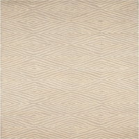 Nourison Modern Deco Modern Geometric Taupe Ivory 2'3 7'6 REAL CULL