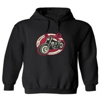 Мотоциклет Supply Co. Hoodie Men -Spideals Designs, мъжки среда