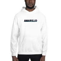 Три цвят Amarillo Hoodie Pullover Sweatshirt от неопределени подаръци