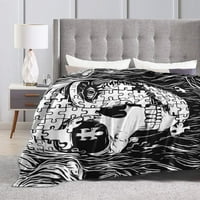 Пъзел на черепа женски антилигиращи одеяла за хвърляне на легла за легла-диван-ултра-мек микро руно диван легло къмпинг за пътуване за възрастни 50 x40