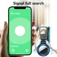 Airtag Защитен ръкав ябълка за Airtag Keychain Magnetic Metal All-inclusive Anti-Mask Защитна черупка за Airtags Finder Tracker Keychain