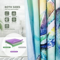 Завеса за душ Цветна хладна и лъскава 3д печат завеса за душ Полиестер водоустойчива завеса за домашен декор 180х с куки