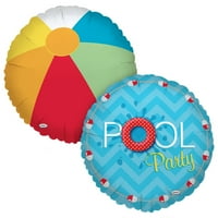 Industries Corporation - Splashin 'Pool Party Foil Balloon 18 -