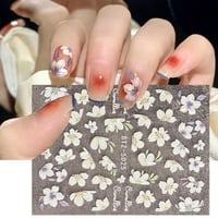 Стикер за нокти на мейрбеон прекрасен Направи Си Сам хартия класически Камелия Стикер за декорация на нокти за жени