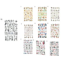 Листов маникюр декол деликатен компактен безопасен есен кленови листа стикер за трансфер на изкуство за нокти за жени