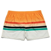 Grianlook Mens Classic Fit Tree Printed Summer Short Pants DrawString Floral Print Beachwear Holiday Baggy Beach Shorts