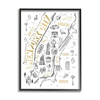 Ступел индустрии Ню Йорк град дестинация илюстрации карта диаграма 14, дизайн от Зивей ли